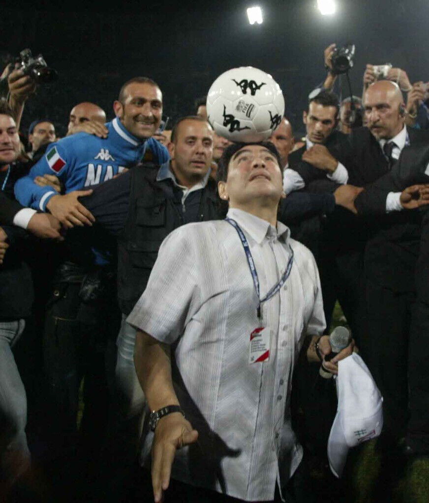 Chapeau TOTOSI Au revoir Ciro Ferrara à l'invité de San Paolo Diego Armando Maradona
