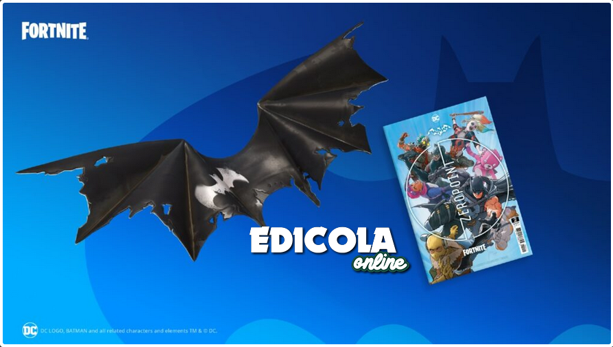 Fumetti Batman Fortnite Punto Zero serie Completa 1 2 3 4 5 6 con codici Skin
