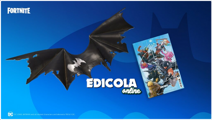 Fumetti Batman Fortnite Punto Zero serie Completa 1 2 3 4 5 6 con codici Skin