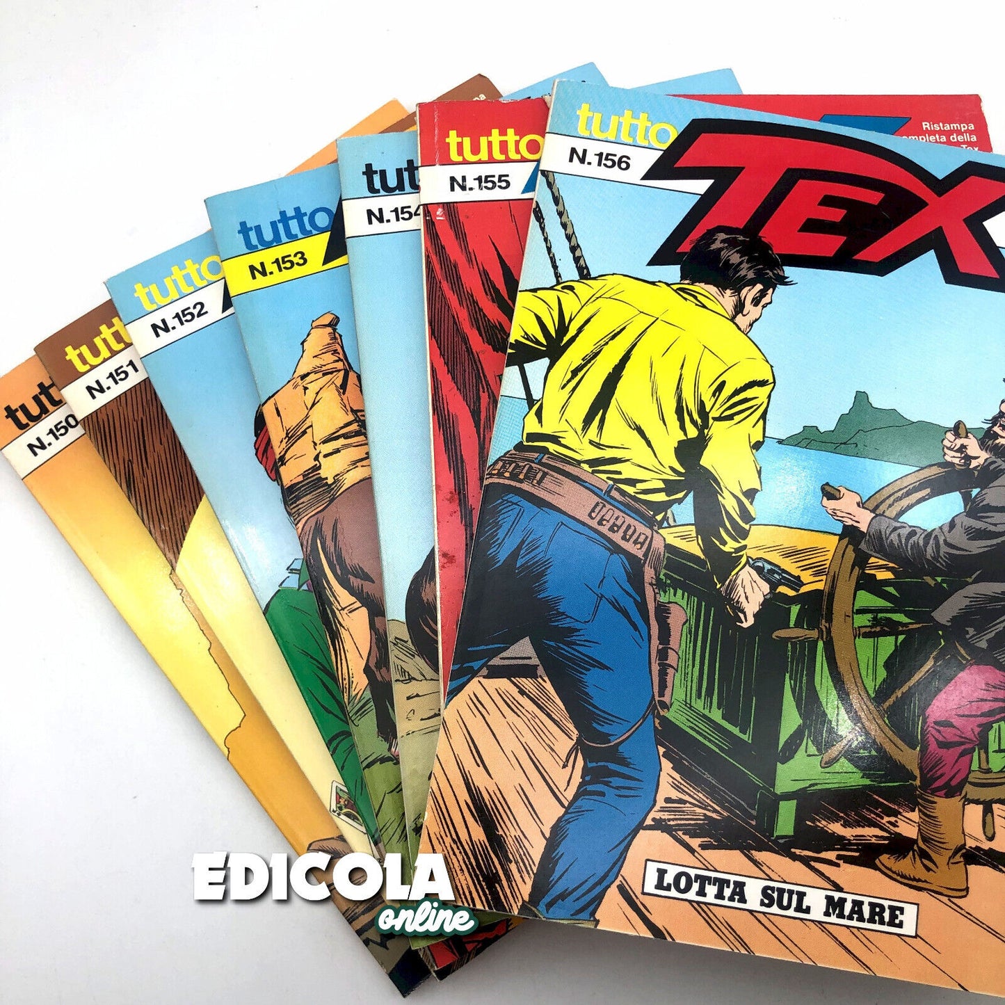 Fumetti Tutto TEX WILLER Ristampa completa della collezione Western lotto Usati