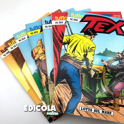 Fumetti Tutto TEX WILLER Ristampa completa della collezione Western lotto Usati