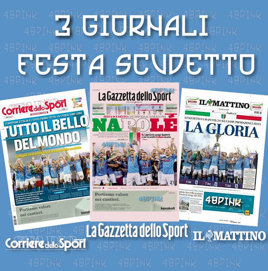 Corriere dello Sport Gazzetta Mattino FESTA SCUDETTO NAPOLI Campione 2023 calcio