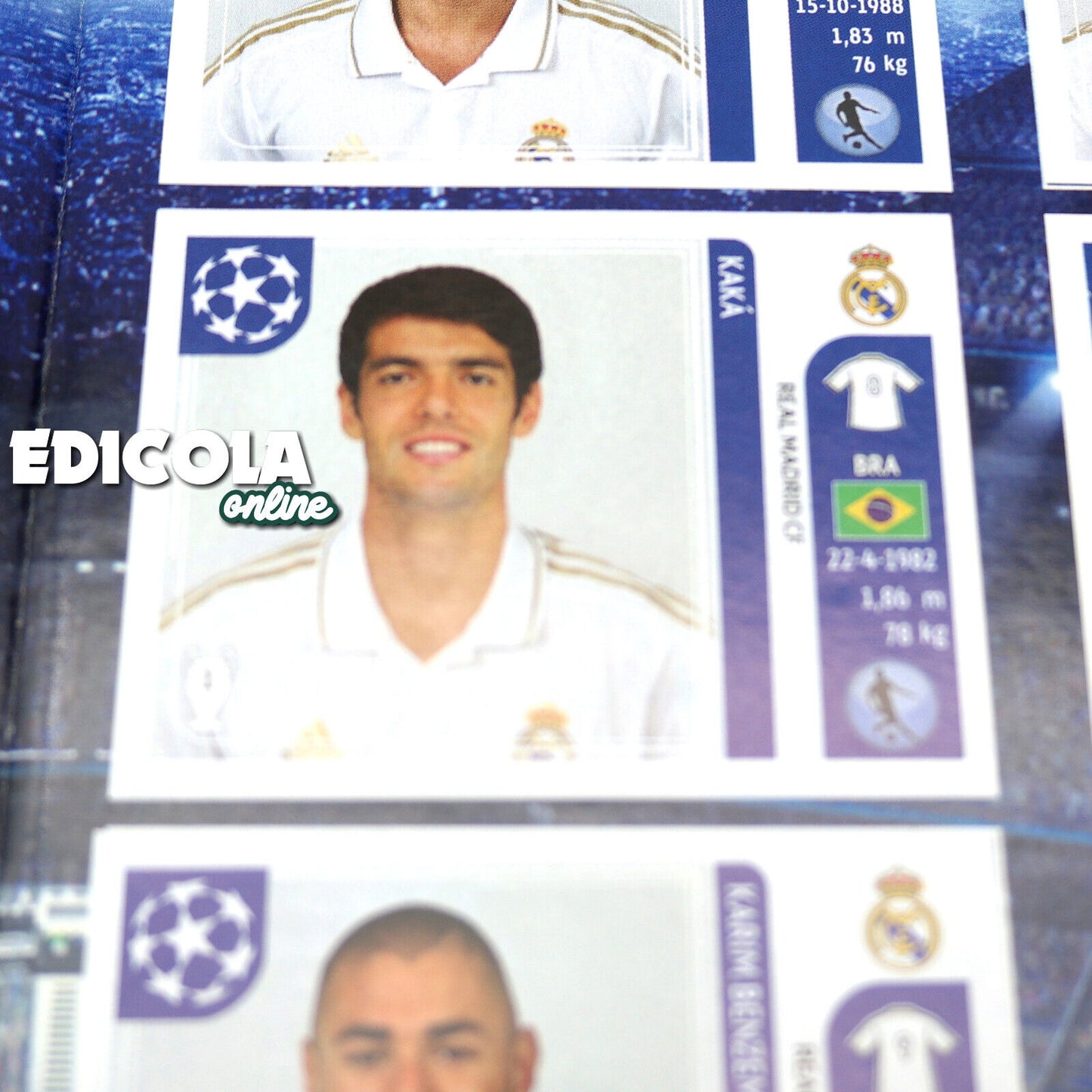 Komplettes Album mit Panini-Fußballspieleraufklebern CHAMPIONS LEAGUE 2011-12 UEFA 2012