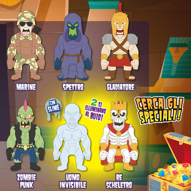 MONSTER FLEX Personnages Série 4 (2021) Monsterflex les Monstres Extensibles Monstres Extensibles