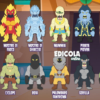 MONSTER FLEX Personnages Série 4 (2021) Monsterflex les Monstres Extensibles Monstres Extensibles