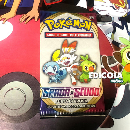 Packs simples Pokémon ITA scellés - 3 cartes de jeu d'extension en italien