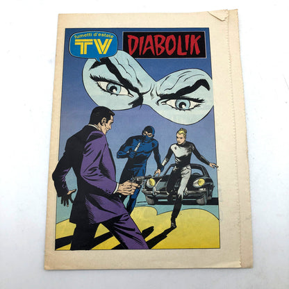 Comic DIABOLIK Insert TV Smiles and Songs Complete Story Very Rare 1992