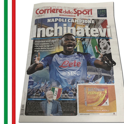 Newspaper Corriere dello Sport of May 5, 2023 3 Scudetto Football Napoli Osimhen