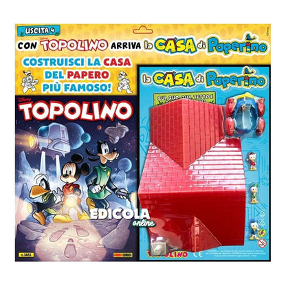 Set Completo 6/6 : LA CASA DI ZIO PAPERINO con Fumetti di Topolino e Paperinik