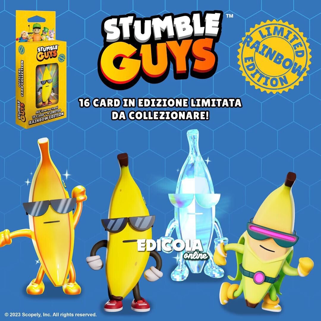 Set RAINBOW Edition Official Card STUMBLE GUYS Limited Banana