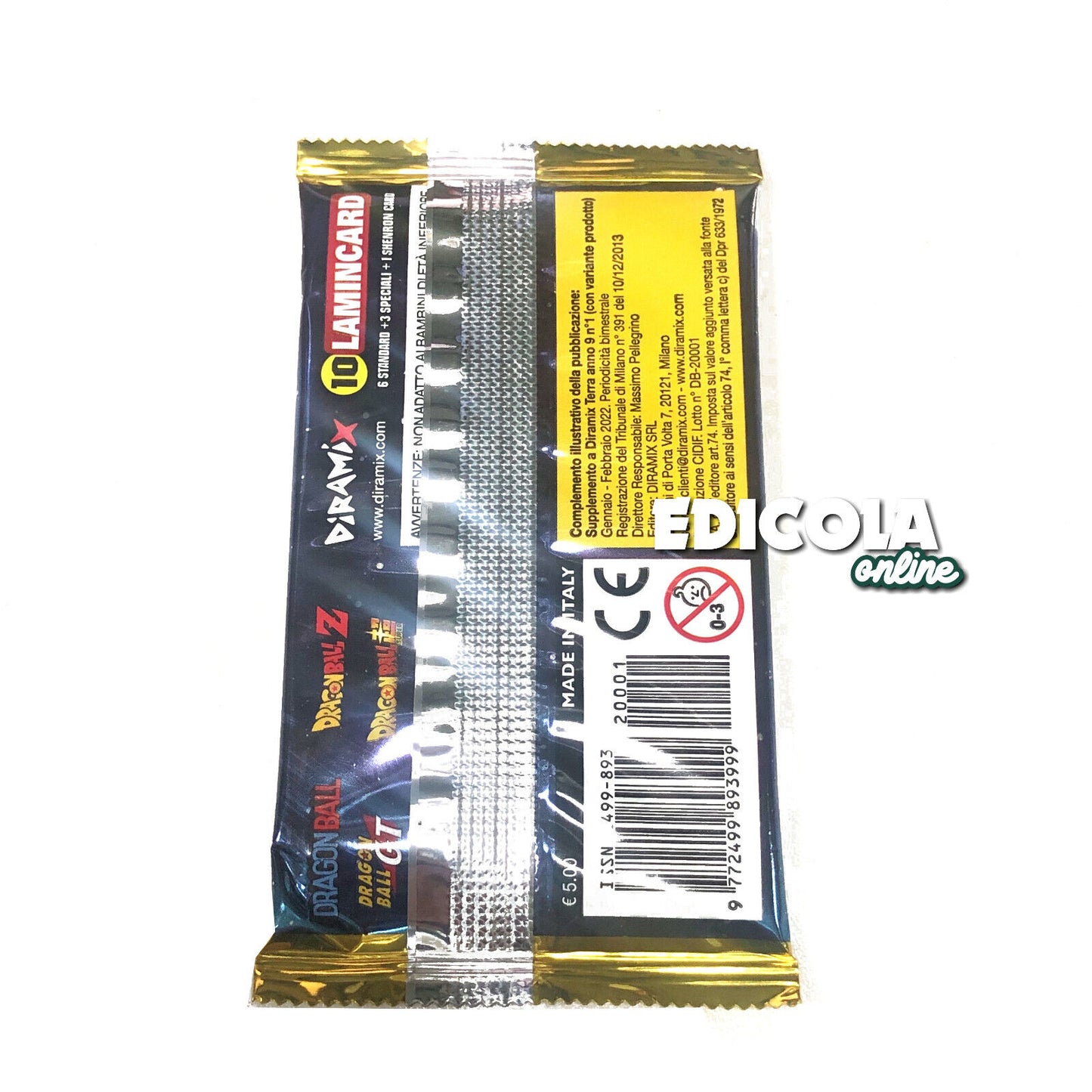 1x paquets de cartes Lamincards Dragon Ball Ultimate Limited Shenron Edition Lot