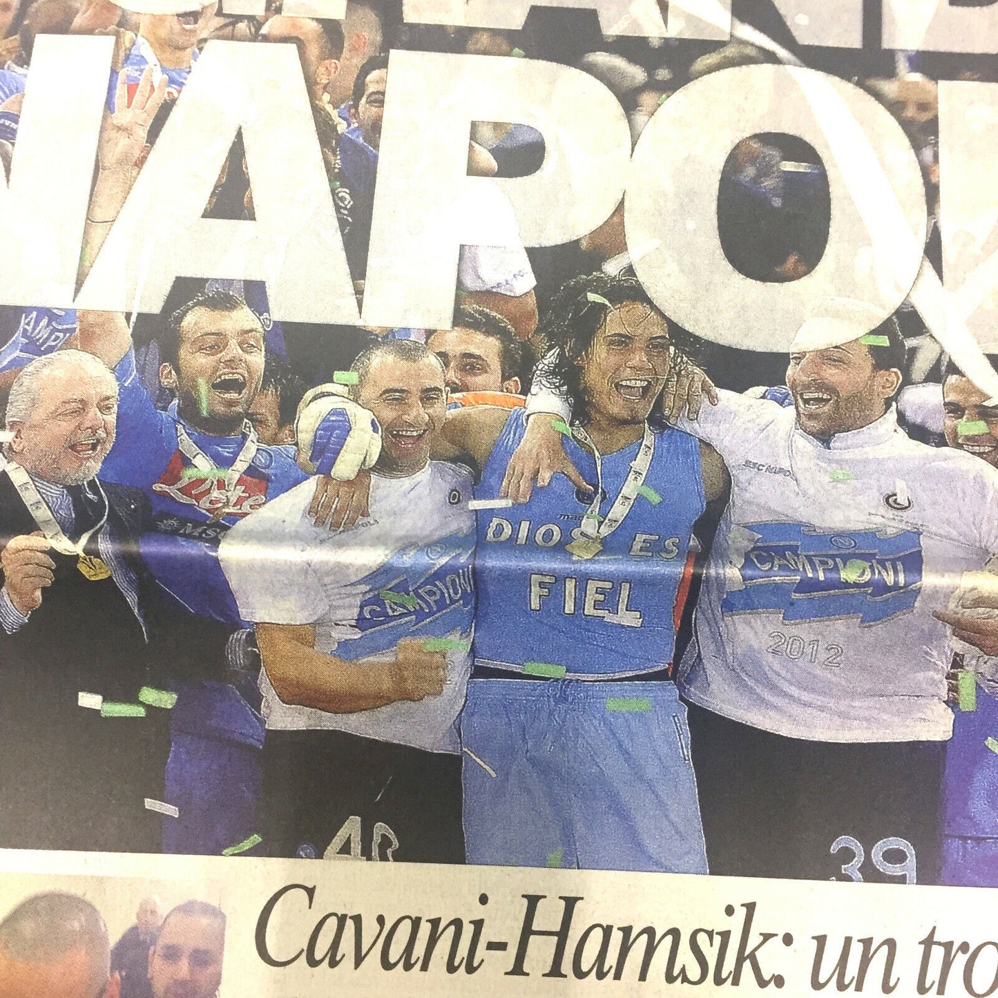 Giornale Corriere dello Sport del 21.05.2012 Il Calcio Napoli Vince Coppa ITALIA
