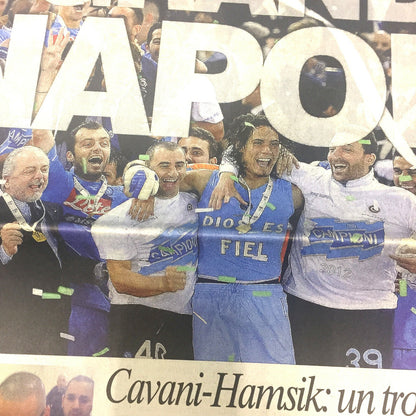 Giornale Corriere dello Sport del 21.05.2012 Il Calcio Napoli Vince Coppa ITALIA