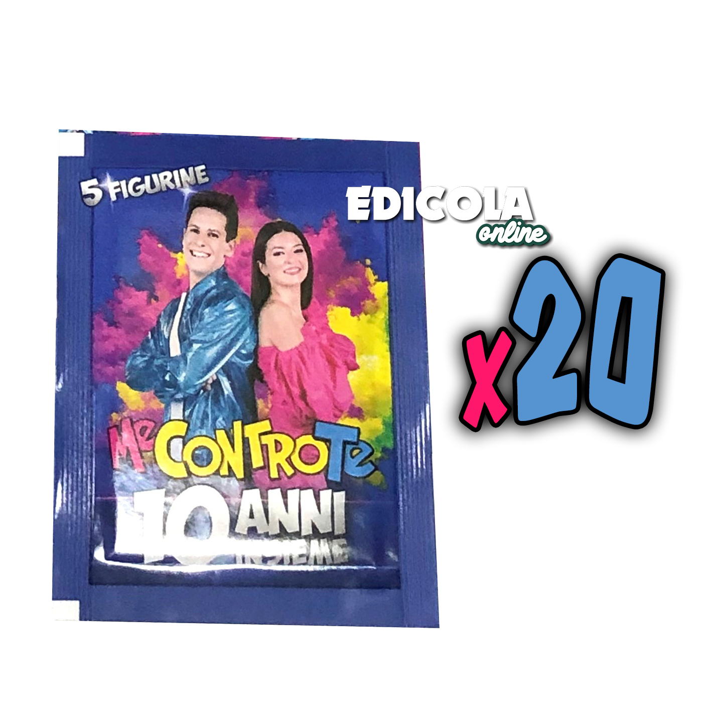 Set Album Me Against You 10 ANS ENSEMBLE 2024 HIM et SOFI Packs de cartes autocollantes