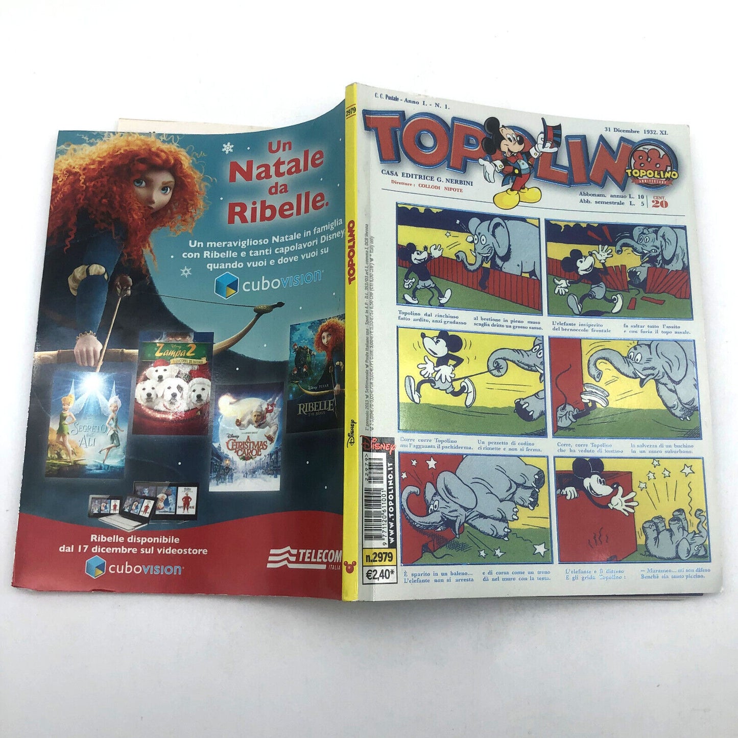Comic-Buch MICKEY MOUSE 2979 Variant Cover Nummer 1 Anastatic 1932 Seltenes Sammlerstück
