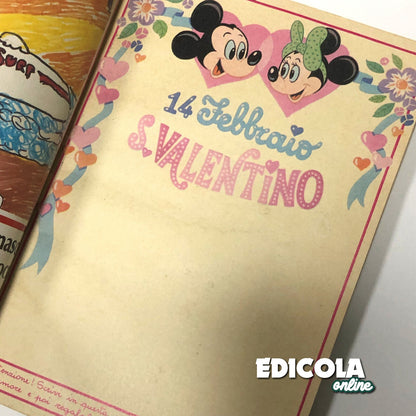 Fumetto di TOPOLINO tradisce Minnie Libretto Censurato n. 1785 San Valentino