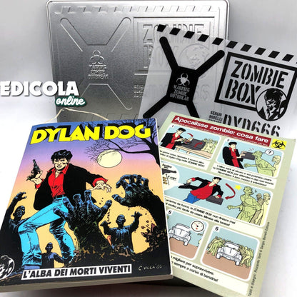 Kit Zombie 666 Argent [SCELLÉ] Dylan Dog numéro n. 1 Coffret spécial rare L'Aube des morts