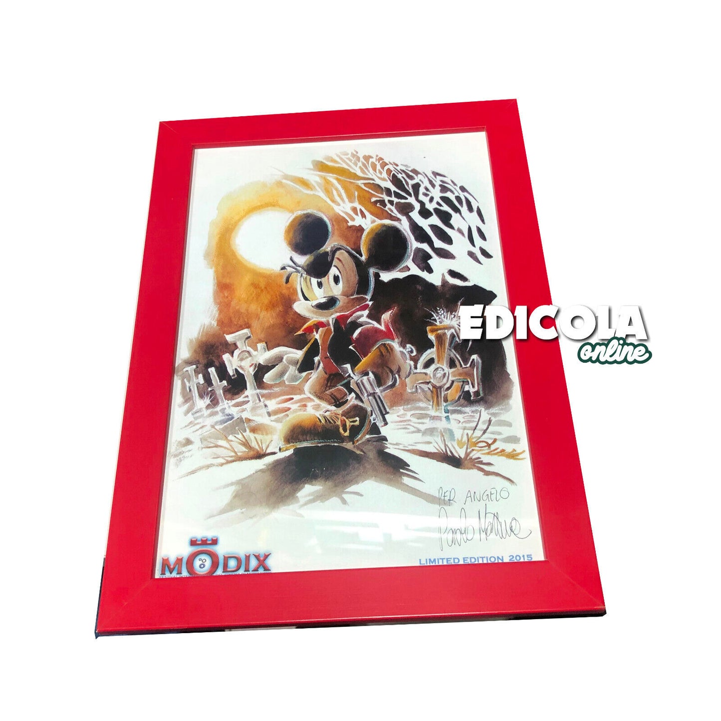 MICKEY MOUSE 3094 Variant Cover Dylan Top Dog + Vorschau und Autogramm von Paolo Mottura