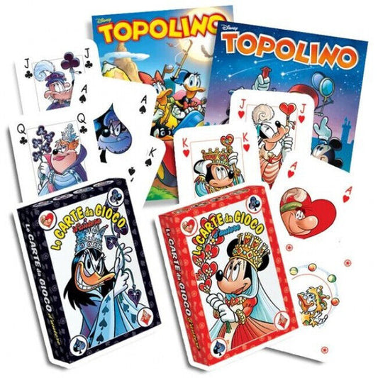 Kiosque à journaux à collectionner MICKEY MOUSE scellé + 2x jeu de cartes blister