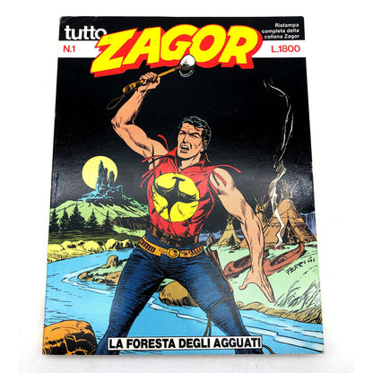 Fumetti Tutto ZAGOR Ristampa completa della Raccolta numero n. 1 Speciale Lotto