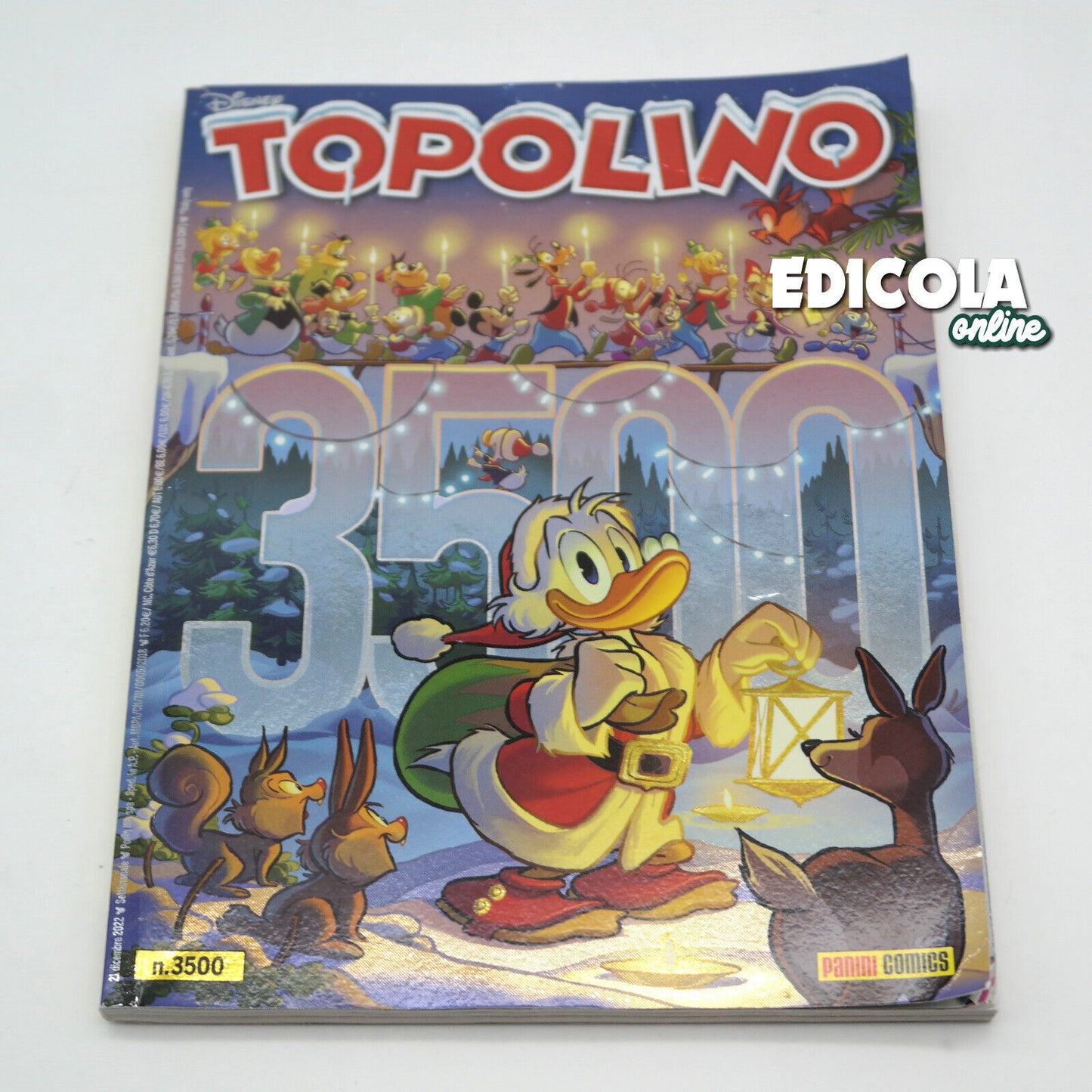 Lot de bandes dessinées Mickey Mouse, collection spéciale, livret dédié à Noël (variante)