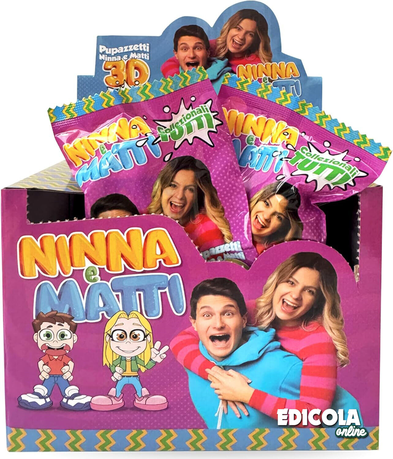 Scegli il tuo Personaggi Pupazzetti NINNA e MATTI 3D Action Figure Youtube Gamer