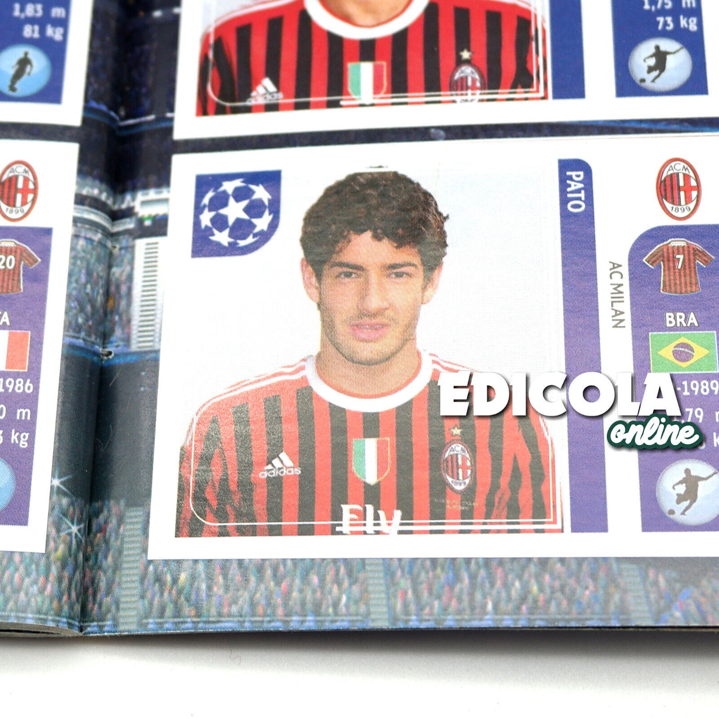 Komplettes Album mit Panini-Fußballspieleraufklebern CHAMPIONS LEAGUE 2011-12 UEFA 2012