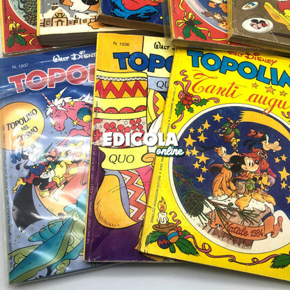 Lot von 12 kompletten gebrauchten Saga-Comics von MICKEY MOUSE und dem EISSCHWERT