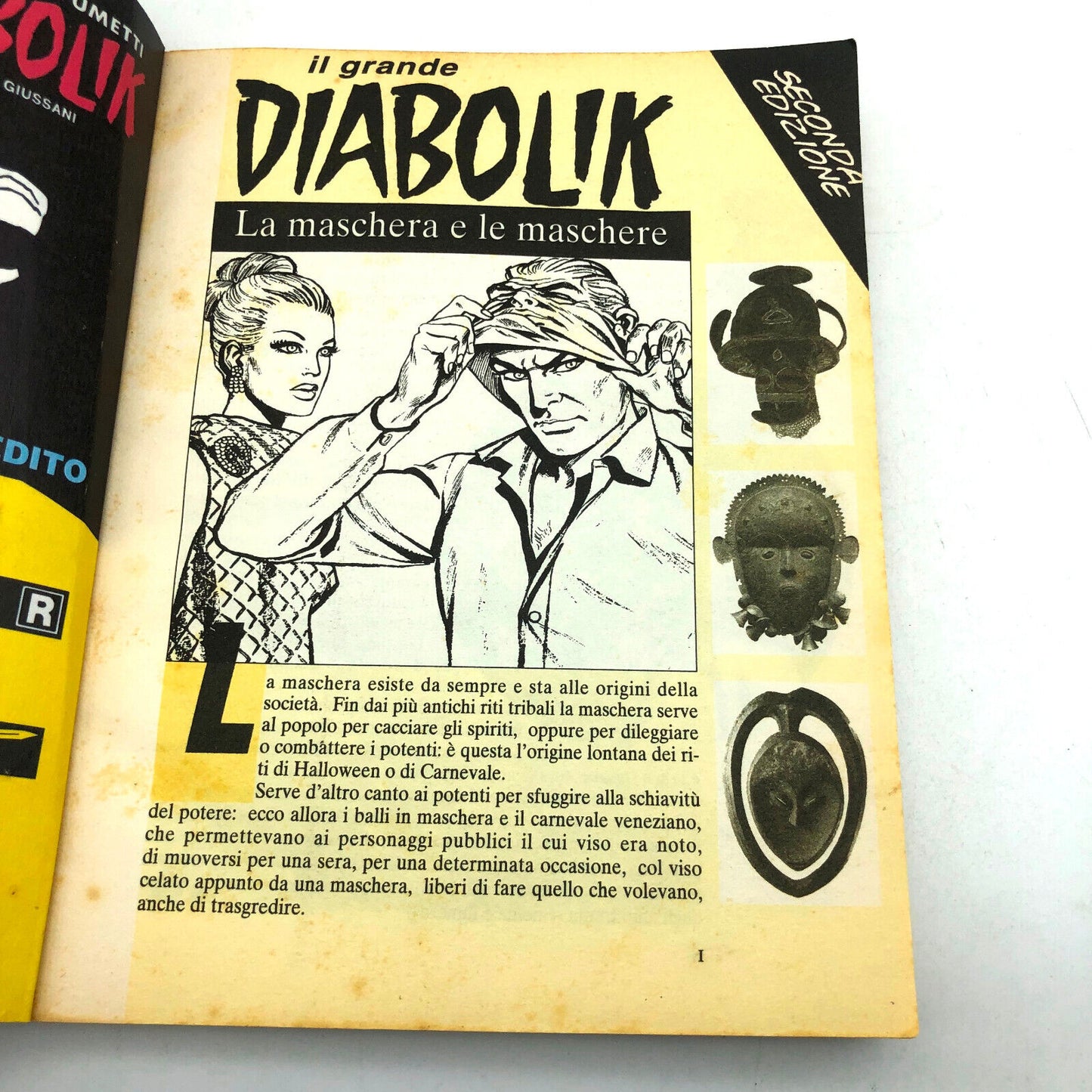 Fumetto serie Il Grande DIABOLIK numero n. 1 seconda Edizione 97 Originale Raro