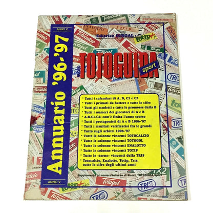 Totoguida Annuario Calcio Vintage Totocalcio Totip Enalotto Tris Scommesse lotto