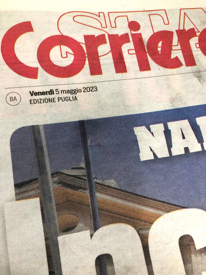 Giornali 5 Maggio 2023 NAPOLI Campione Corriere dello Sport Gazzetta 3 SCUDETTO