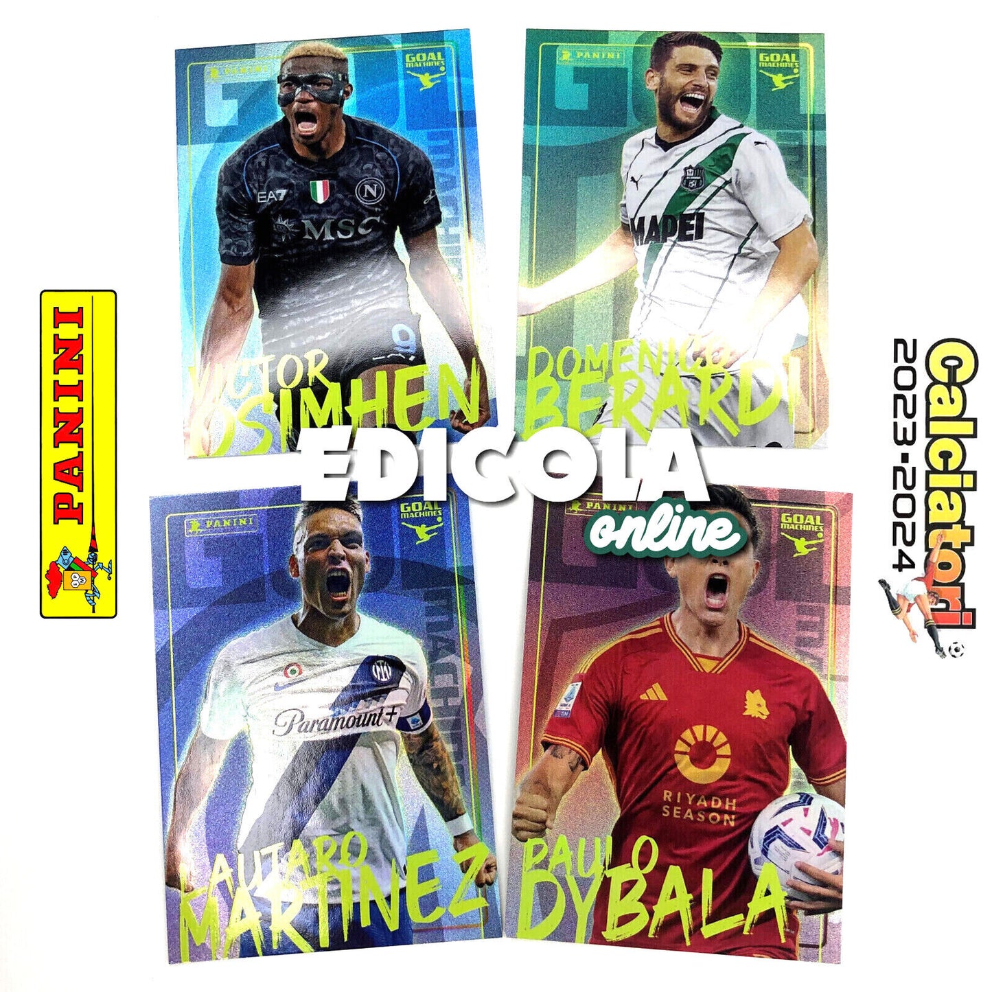 Wählen Sie Ihre GOAL MACHINES 2024 Karte – PANINI FOOTBALLERS 2023-24