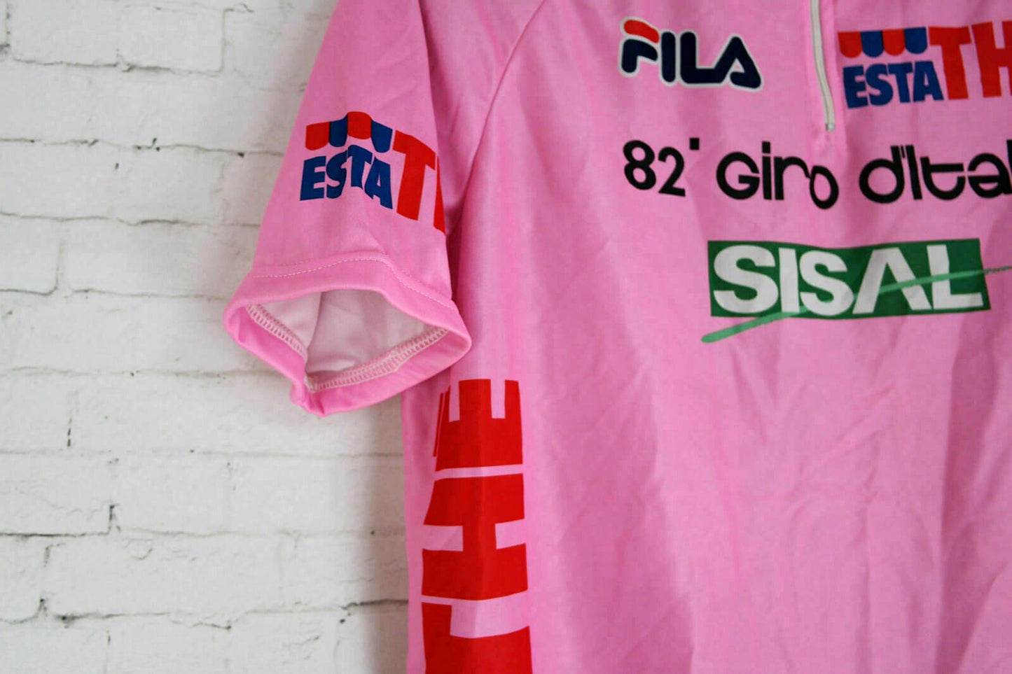 ROSA Radtrikot 82. Giro d'Italia 1999 Vintage Marco Pantani + Sportweek