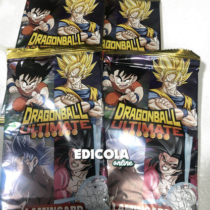 1x Bustine di Card Lamincards DRAGON BALL ULTIMATE Vintage Edicola Carte Lotto