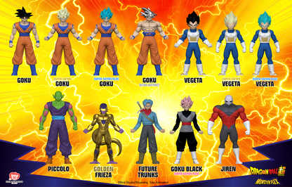 DRAGONBALL Super ausziehbare 3D-Actionfigur Monsterflex Goku Manga-Charaktere