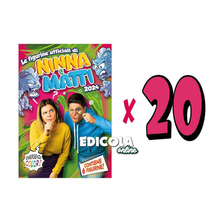 Set Album e/o Bustine di Figurine NINNA e MATTI Emergenza Colori Sticker 2024