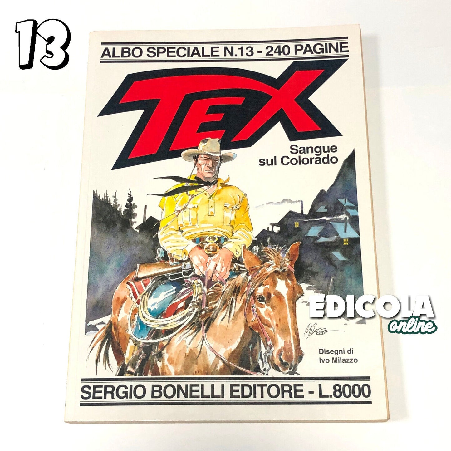 Fumetti ALBO SPECIALE Gigante TEX WILLER lotto Raro Texone Usati prima edizione