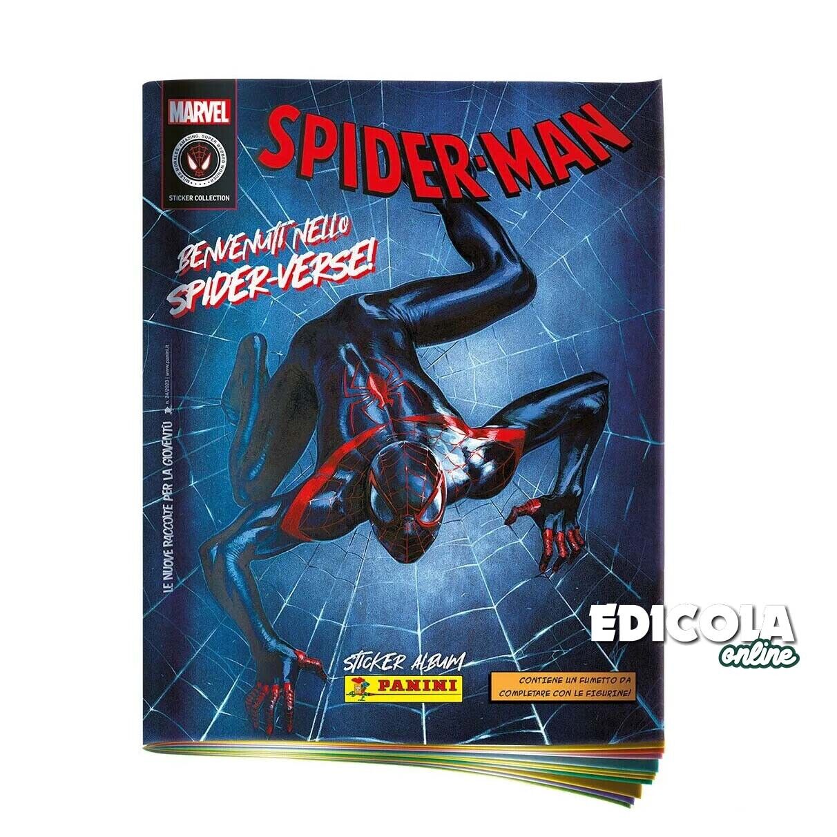 Set Album di SPIDER-MAN Spiderverse e Bustine di Figurine MARVEL Starter Pack