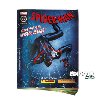 Set Album di SPIDER-MAN Spiderverse e Bustine di Figurine MARVEL Starter Pack