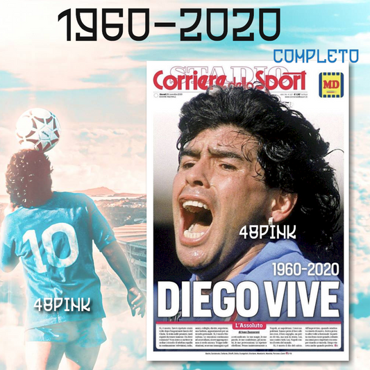 Journal Corriere dello Sport du 26.11 DIEGO VIVE Décès de MARADONA 1960-2020