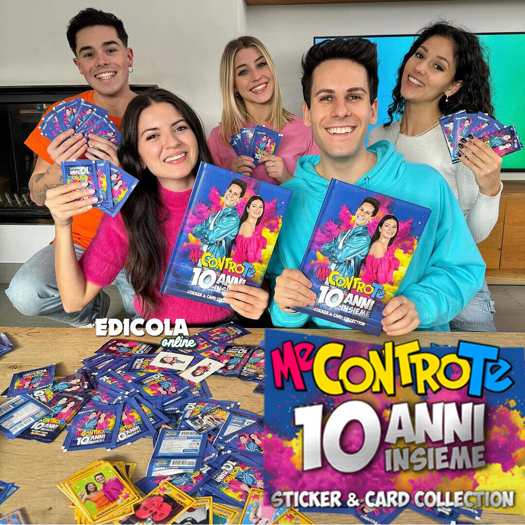 Set Album Me Against You 10 ANS ENSEMBLE 2024 HIM et SOFI Packs de cartes autocollantes
