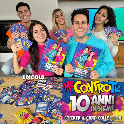 Set Album Me Against You 10 ANS ENSEMBLE 2024 HIM et SOFI Packs de cartes autocollantes