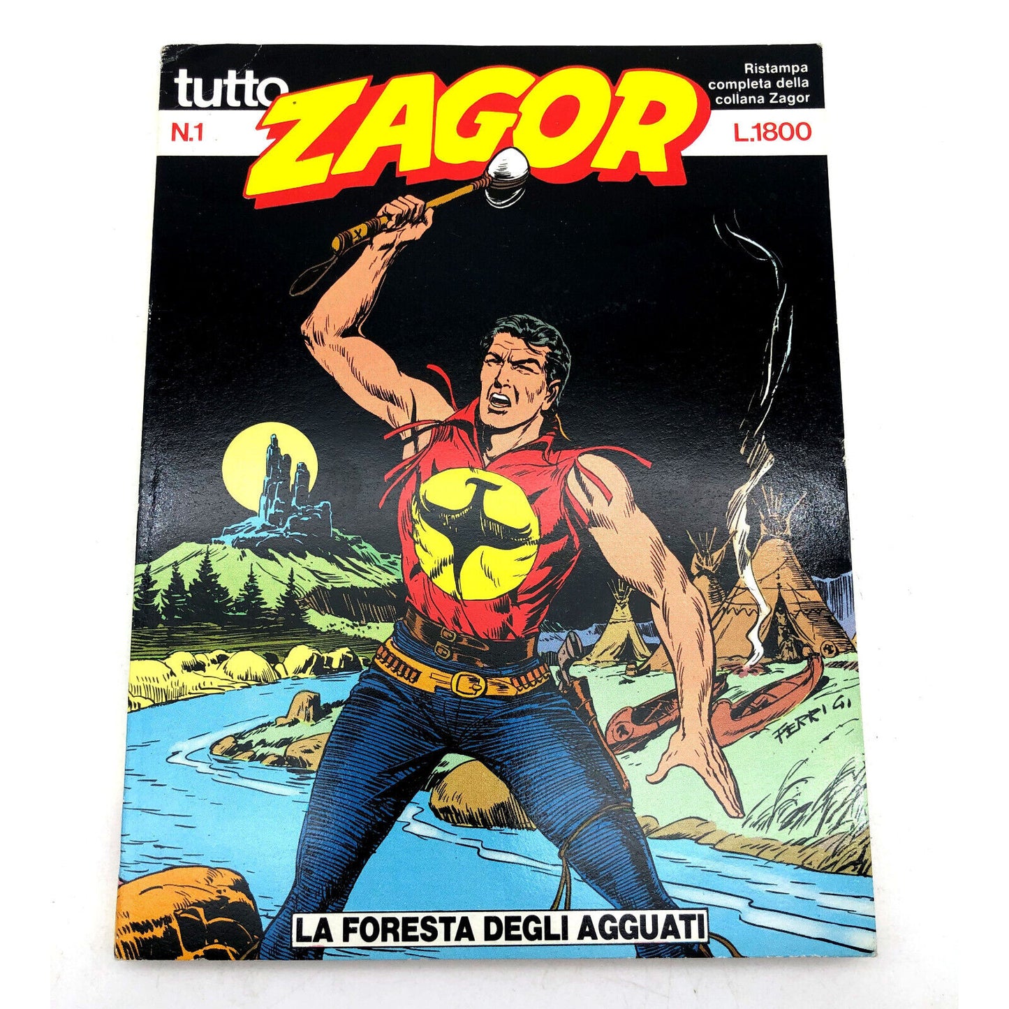 Fumetti Tutto ZAGOR Ristampa completa della Raccolta numero n. 1 Speciale Lotto