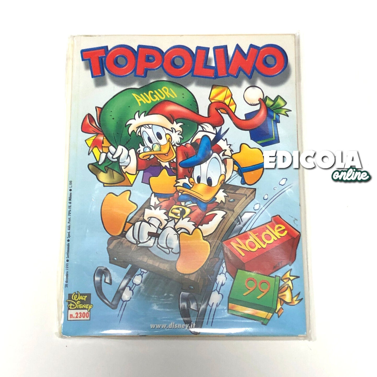 Lot de bandes dessinées Mickey Mouse, collection spéciale, livret dédié à Noël (variante)