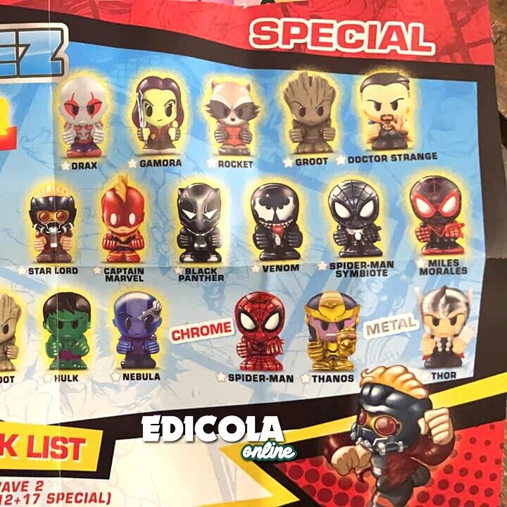 Choose Characters from BOOMEZ Marvel Wave 2 - 3D Super Heroes Card Action Figure