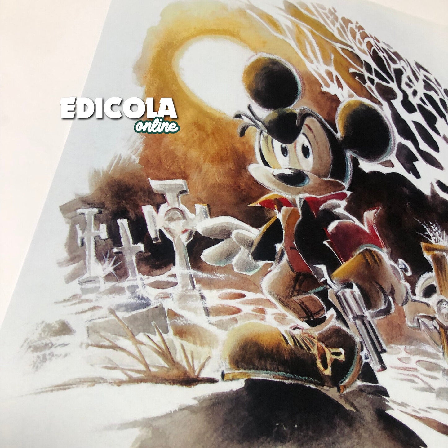 MICKEY MOUSE 3094 Variant Cover Dylan Top Dog + Vorschau und Autogramm von Paolo Mottura