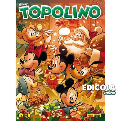 Livret de bandes dessinées Mickey Mouse 3550 3551 3552 avec gadgets Collection complète de Noël