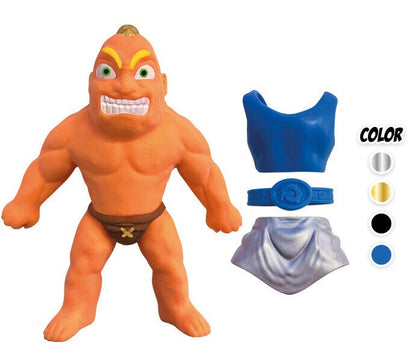 Busta Sorpresa Personaggi ELASTIKORPS Lottatori WRESTLING Cicaboom Allungamostri