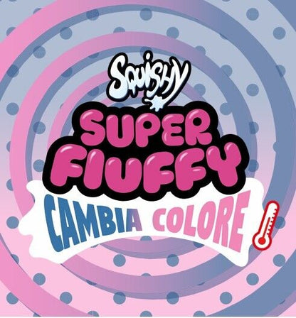 Glas mit SQUISHY SUPER FLUFFY Farbwechselnder, duftender Antistress-Schleim Hobby
