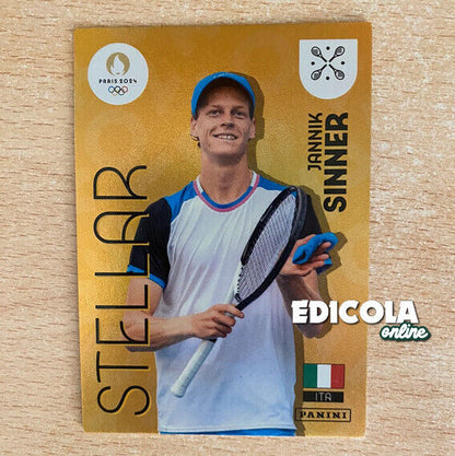 Carte Panini Jannik Sinner JO Paris 2024 n. 72 Jeux Olympiques Paris 24